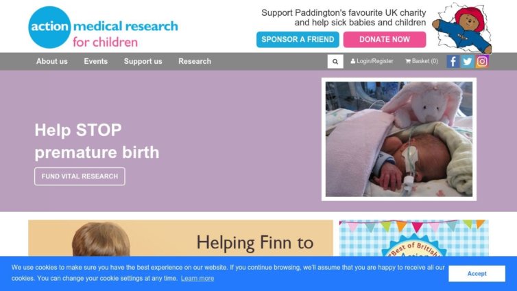 action medical research for children